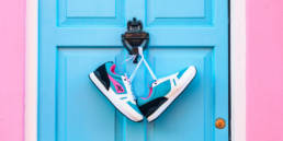 Blue sneakers colour psychology