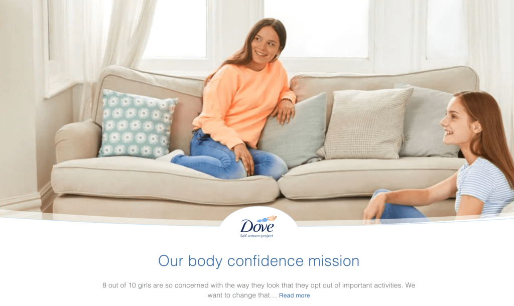 dove body confidence campaign
