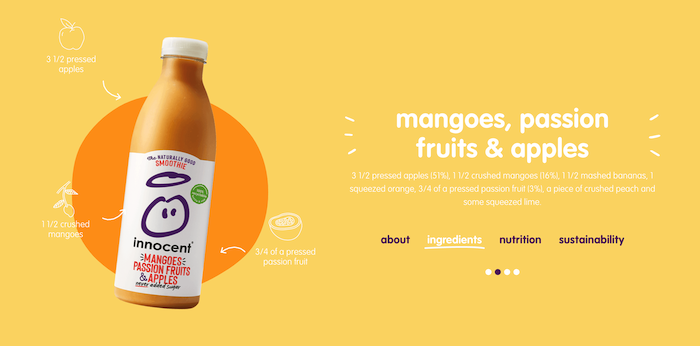 innocent mango juice